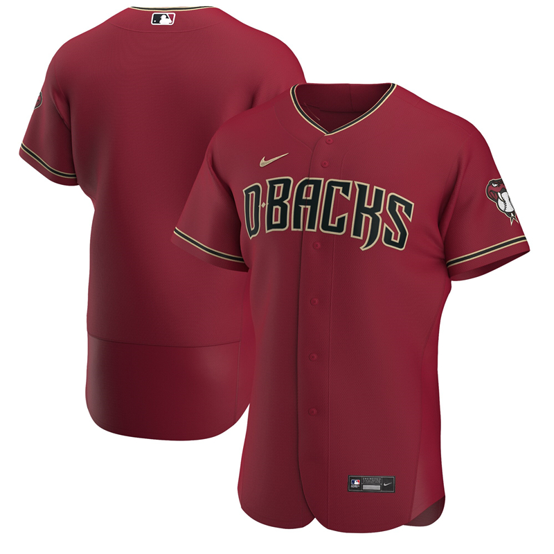 2020 MLB Men Arizona Diamondbacks Nike Crimson Alternate 2020 Authentic Team Jersey 1->arizona diamondback->MLB Jersey